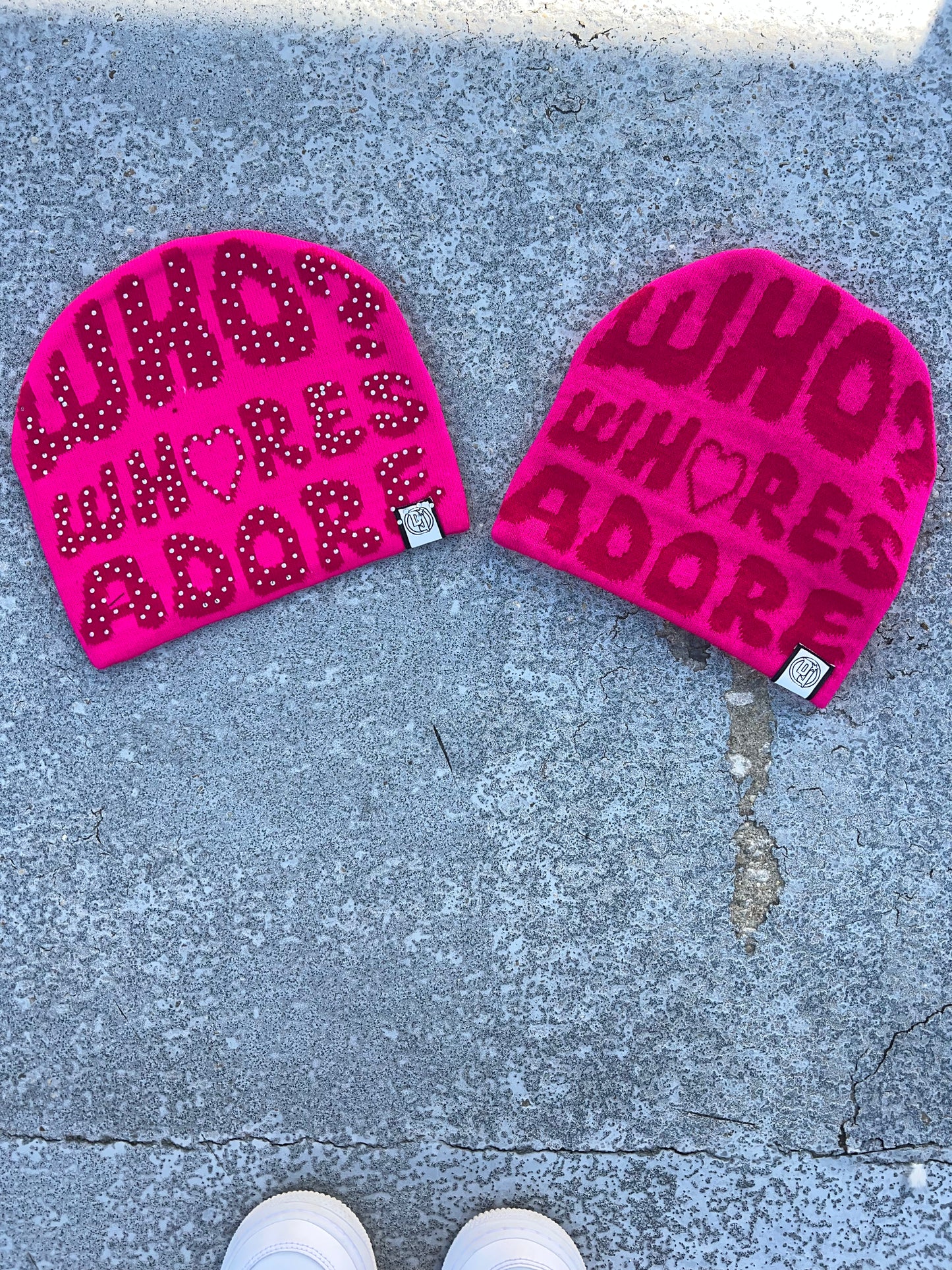 Lava Pink “WWA” Beanie