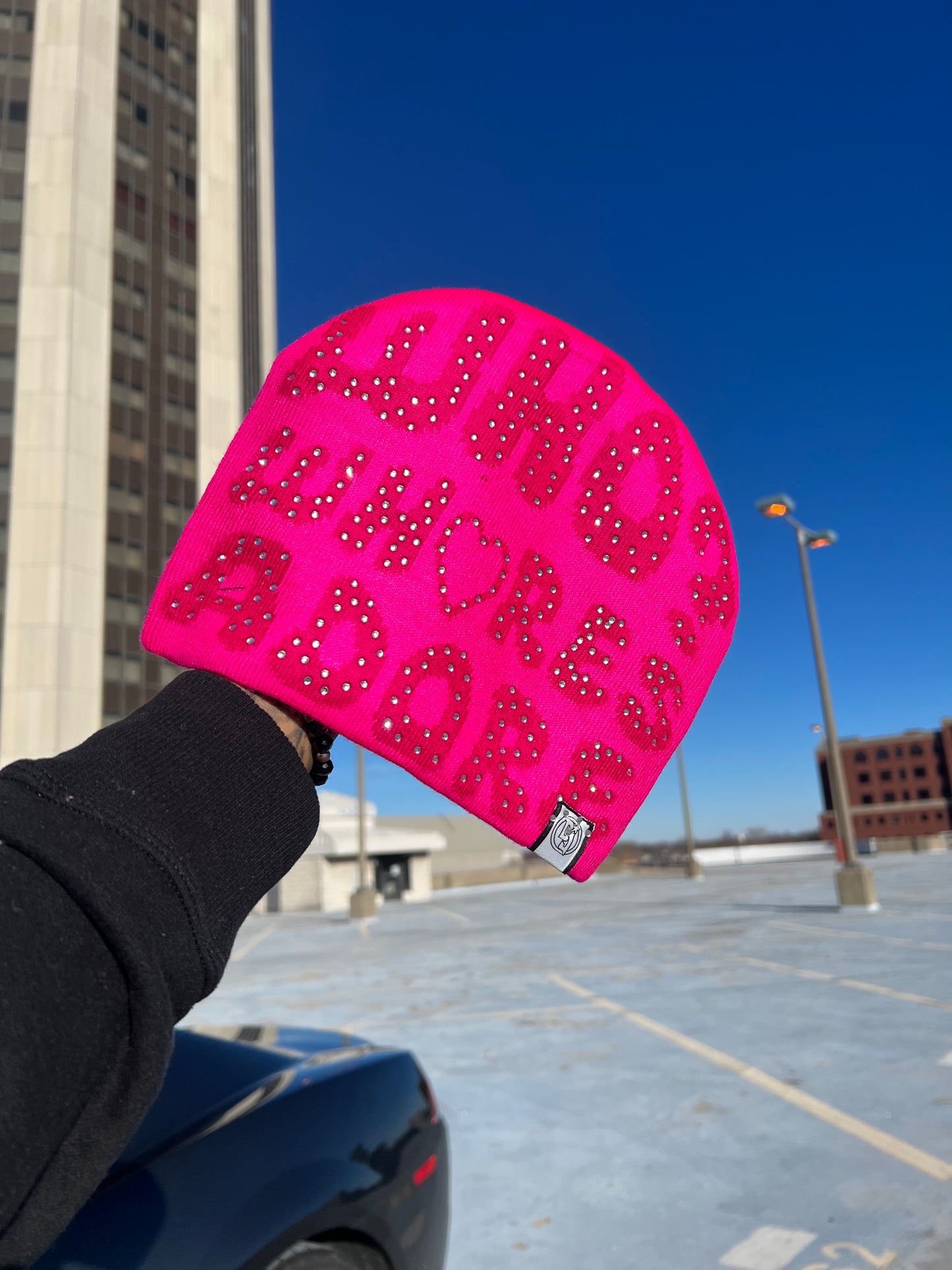Lava Pink “WWA” Beanie